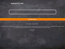 Tablet Screenshot of mywawvisit.com